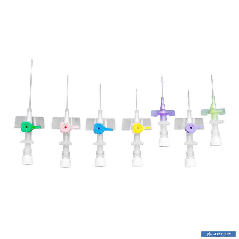 Катетер периф. з ін. портом, станд, "ALEXPHARM", 22G (0,9x25 мм)